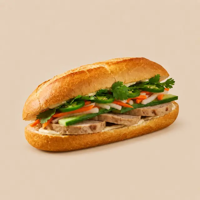 Khách thưởng thức bánh mì Như Ý